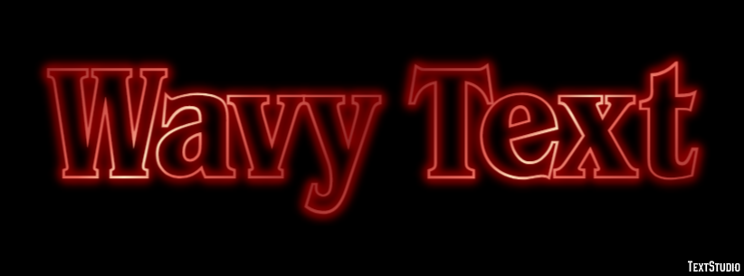 Wavy Text Text Effect
