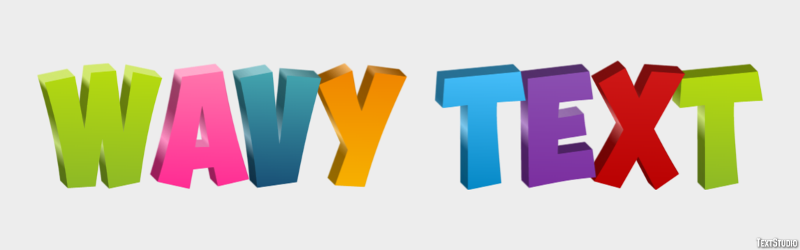 Wavy Text Text Effect