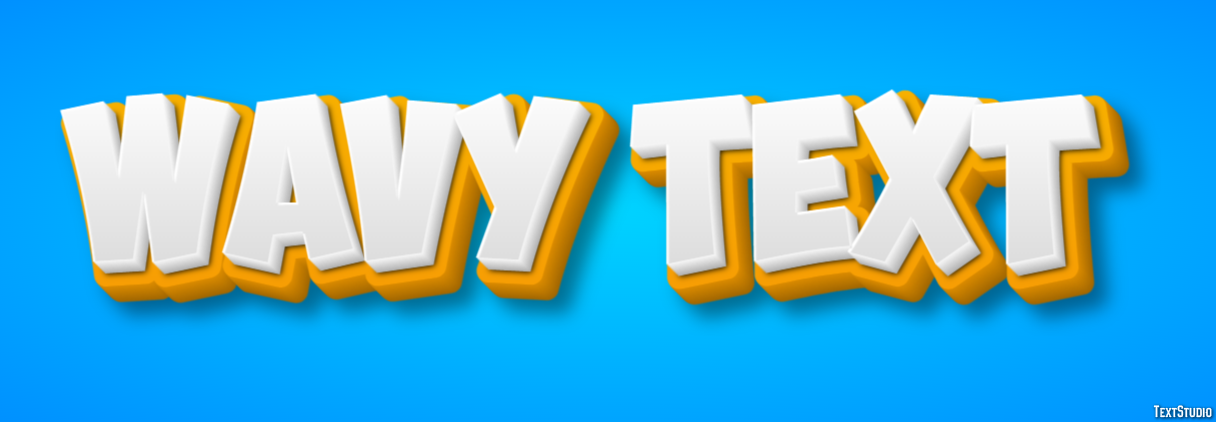 Wavy Text Text Effect