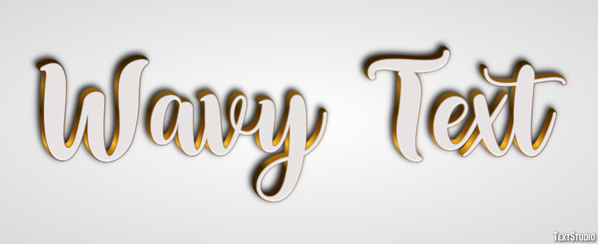 Wavy Text Text Effect