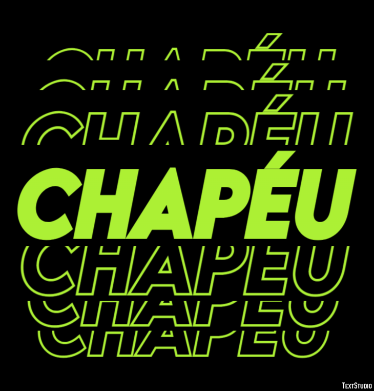 Chapéu Texteffekt