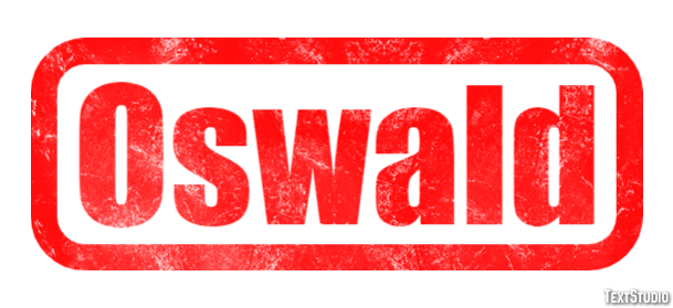 Oswald Text effect