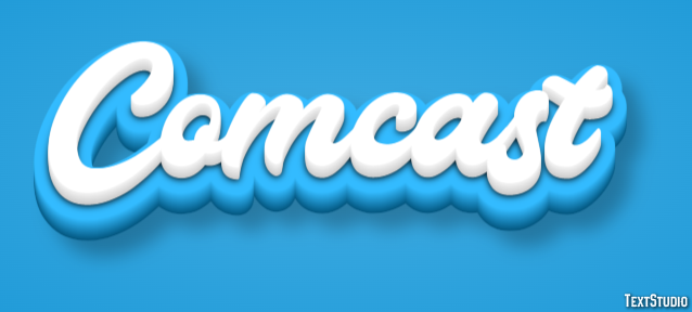 Comcast Tekst effect