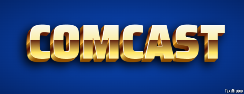 Comcast Tekst Effect