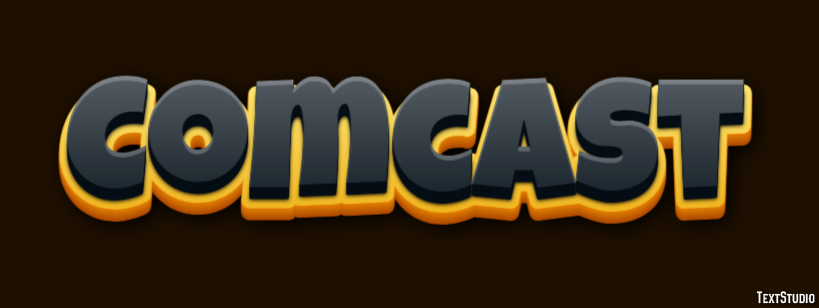 Comcast Tekst effect