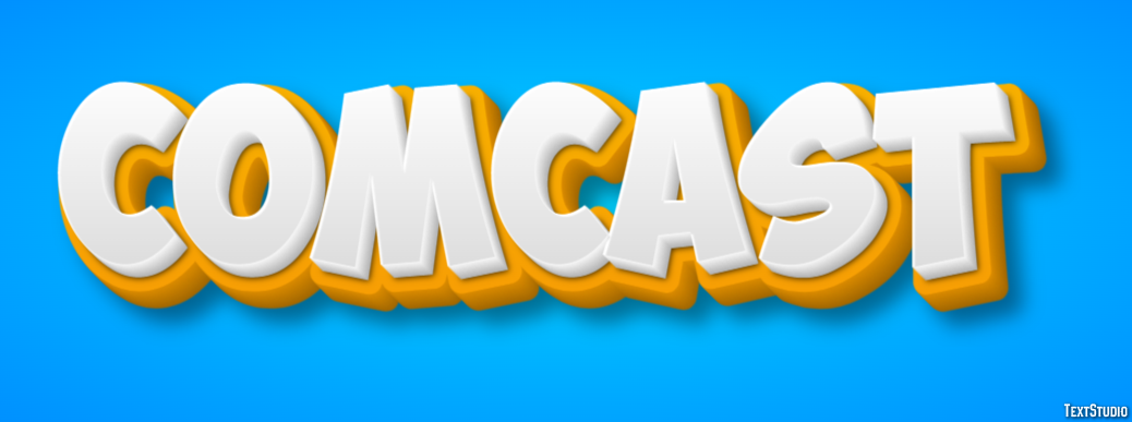 Comcast Tekst Effect