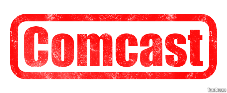 Comcast Tekst effect