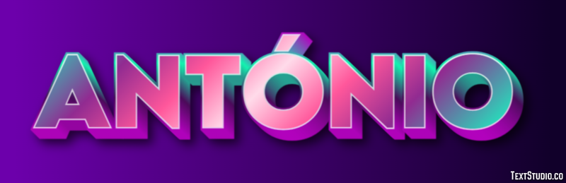 António Text Effect