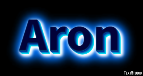 Aron Efecto de Texto