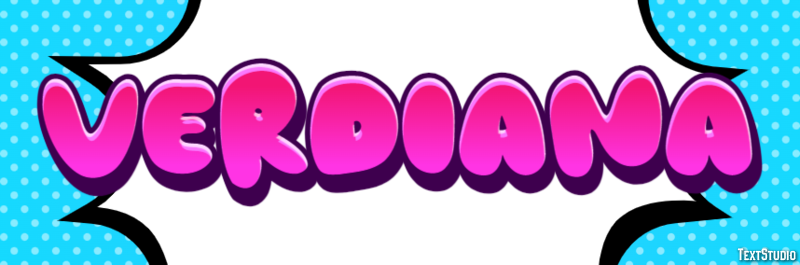 Verdiana Text Effect