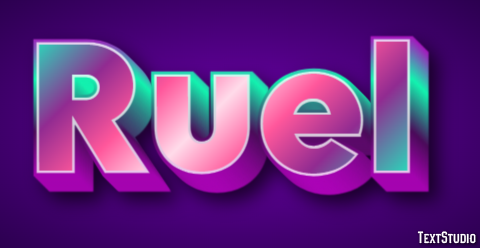 Ruel Text effect