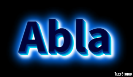 Abla Texteffekt