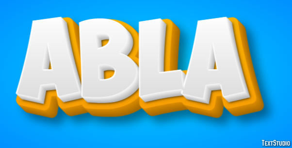Abla Texteffekt