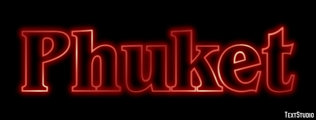 Phuket Efecto de Texto