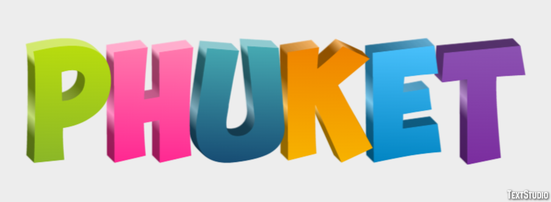 Phuket Efecto de Texto