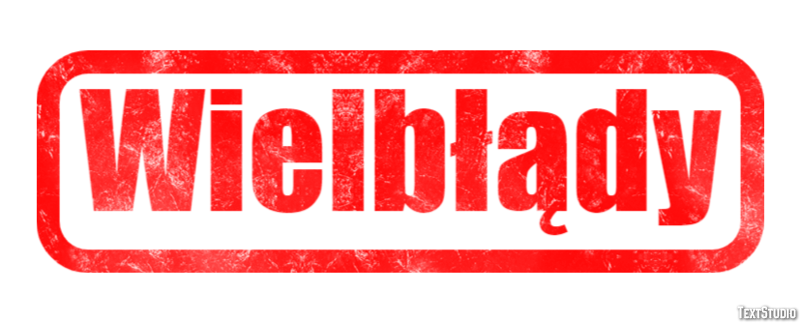 Wielbłądy Tekst effect