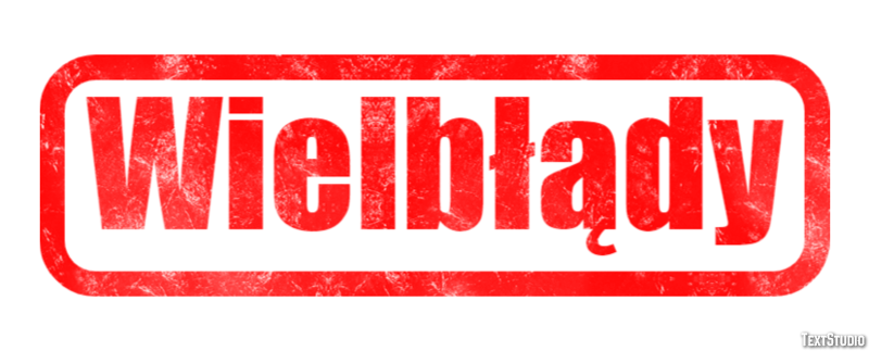 Wielbłądy Efekt tekstowy