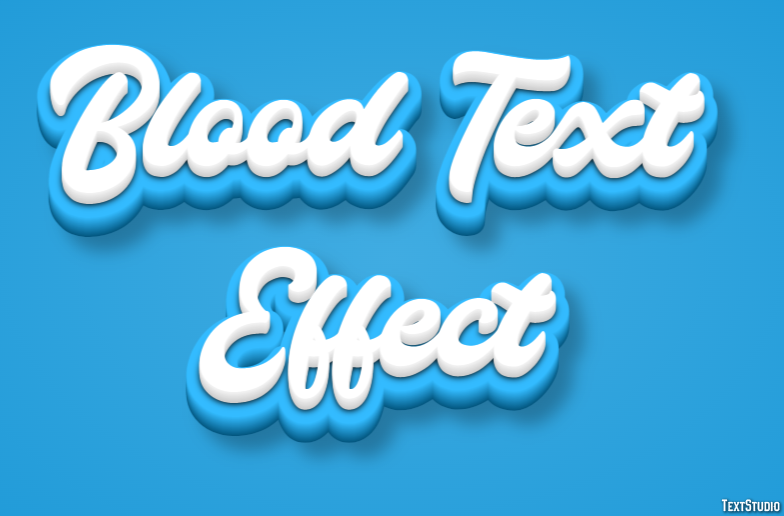 Blood Text Effect Efekt tekstowy