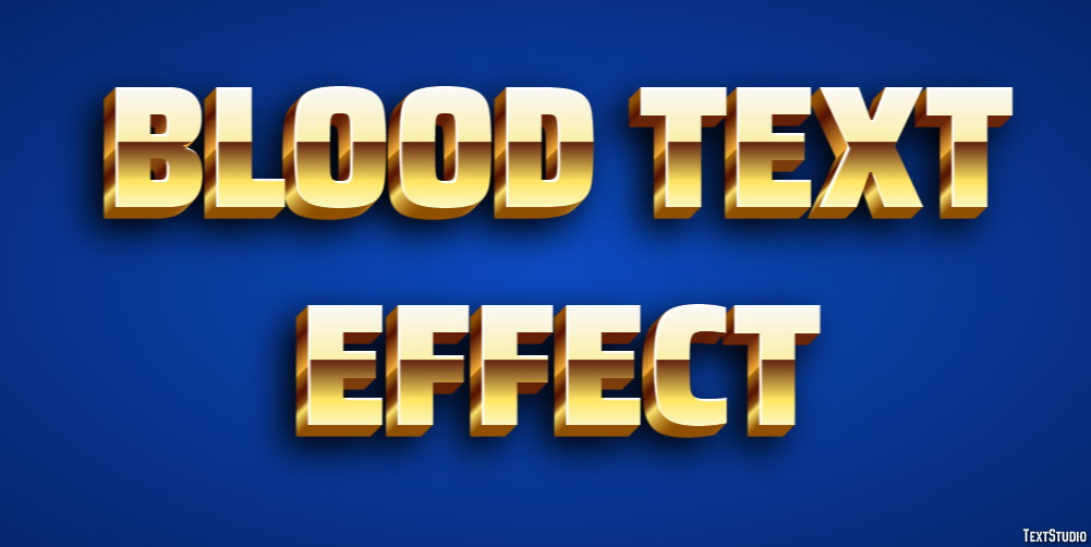 Blood Text Effect Efekt tekstowy