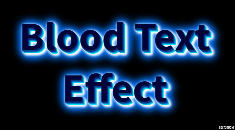 Blood Text Effect Efekt tekstowy