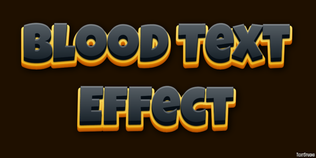 Blood Text Effect Efekt tekstowy