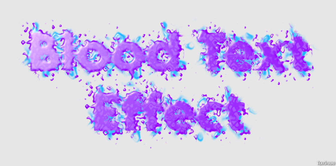 Blood Text Effect Efekt tekstowy