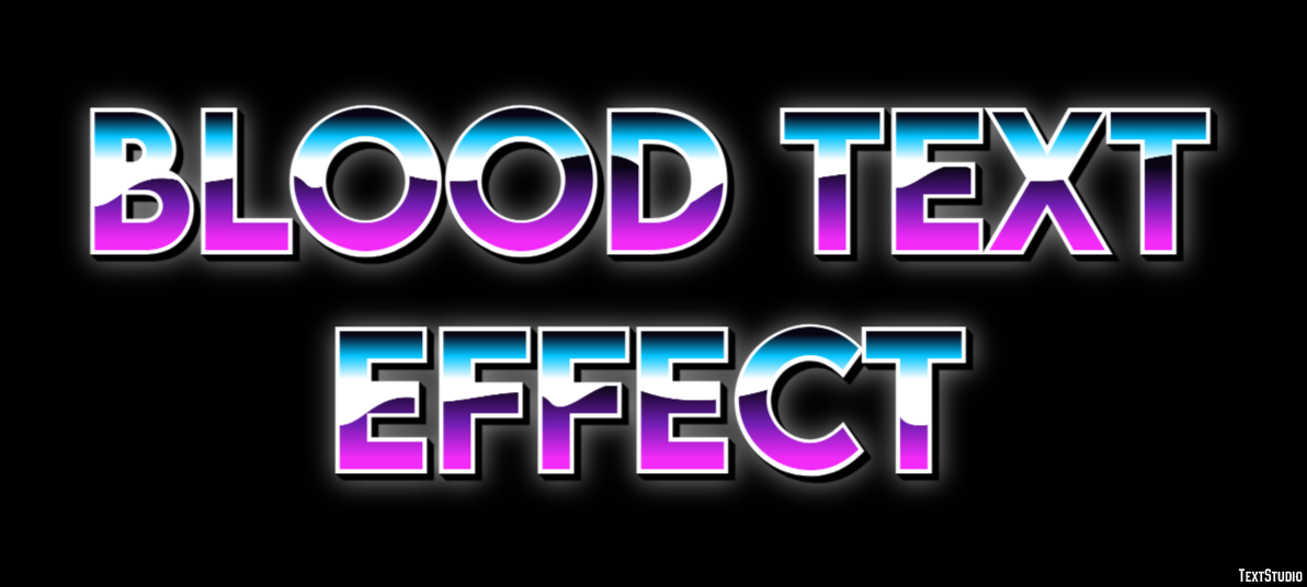 Blood Text Effect Efekt tekstowy