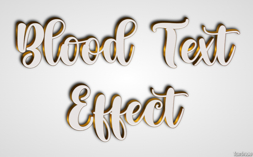 Blood Text Effect Efekt tekstowy