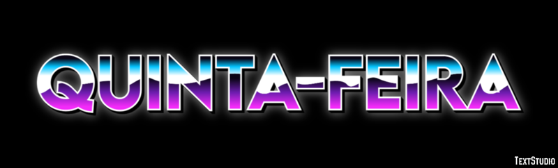 Quinta-feira Efeito de texto