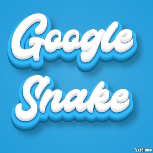 Google Snake Tekst Effect