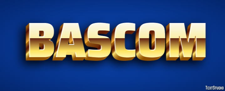 Bascom Text Effect