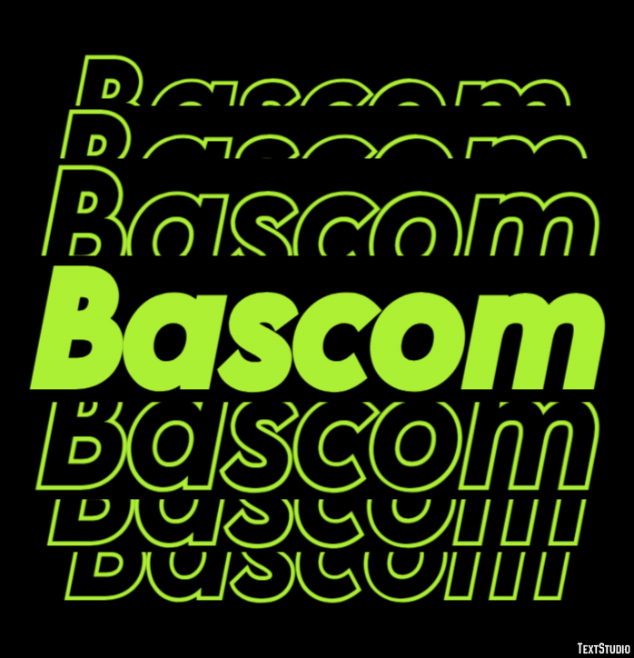 Bascom Effetto testo