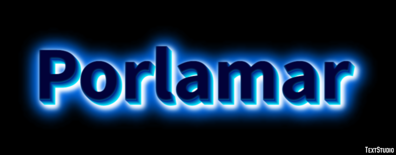 Porlamar テキスト効果
