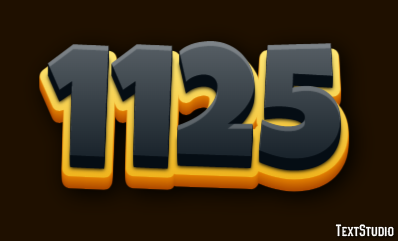 1125 Effetto testo