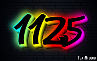 1125 Text Effect