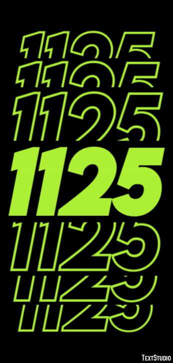 1125 Text Effect