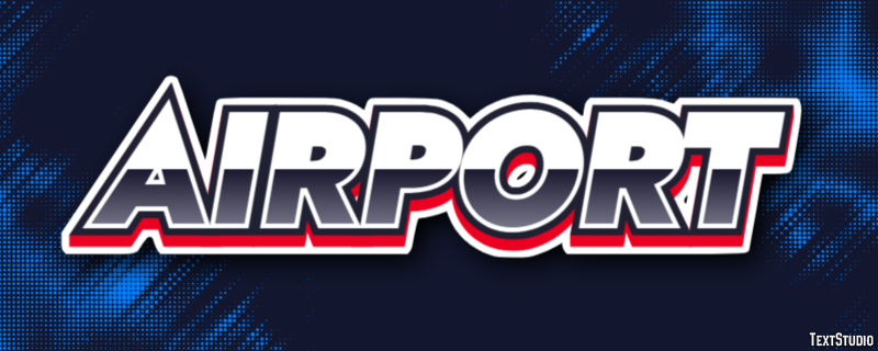 Airport Text effect