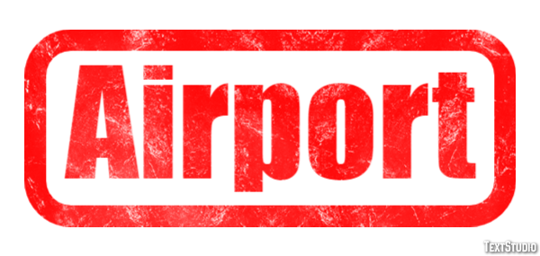 Airport Text effect