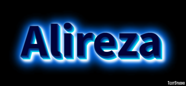 Alireza Text Effect
