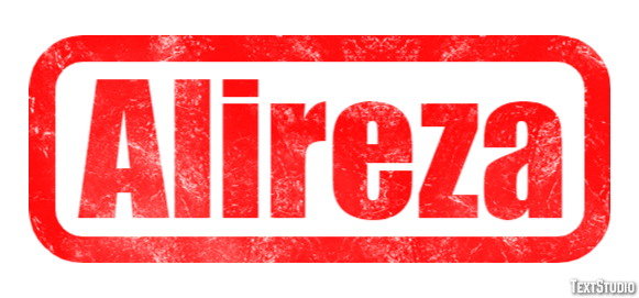 Alireza Text effect