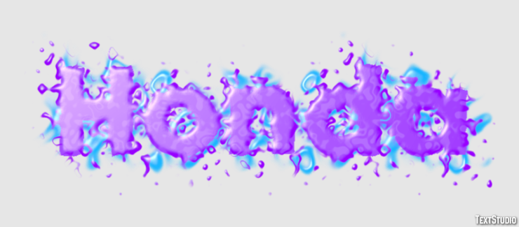 Honda Text effect