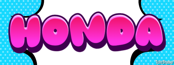 Honda Text effect