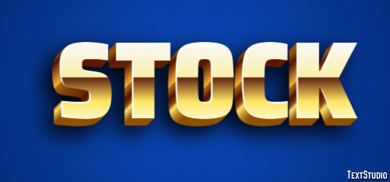 Stock Efekt tekstowy