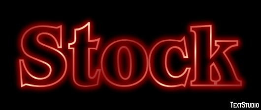 Stock Efekt tekstowy
