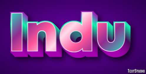 Indu Text Effect