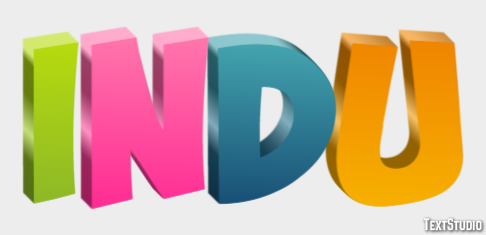 Indu Text Effect