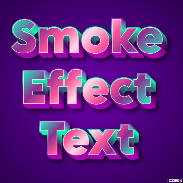 Smoke Effect Text Эффект текста
