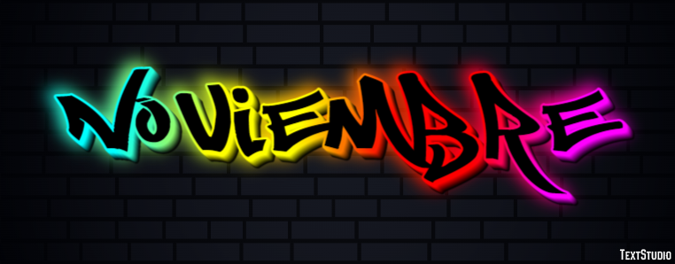 Noviembre Text Effect