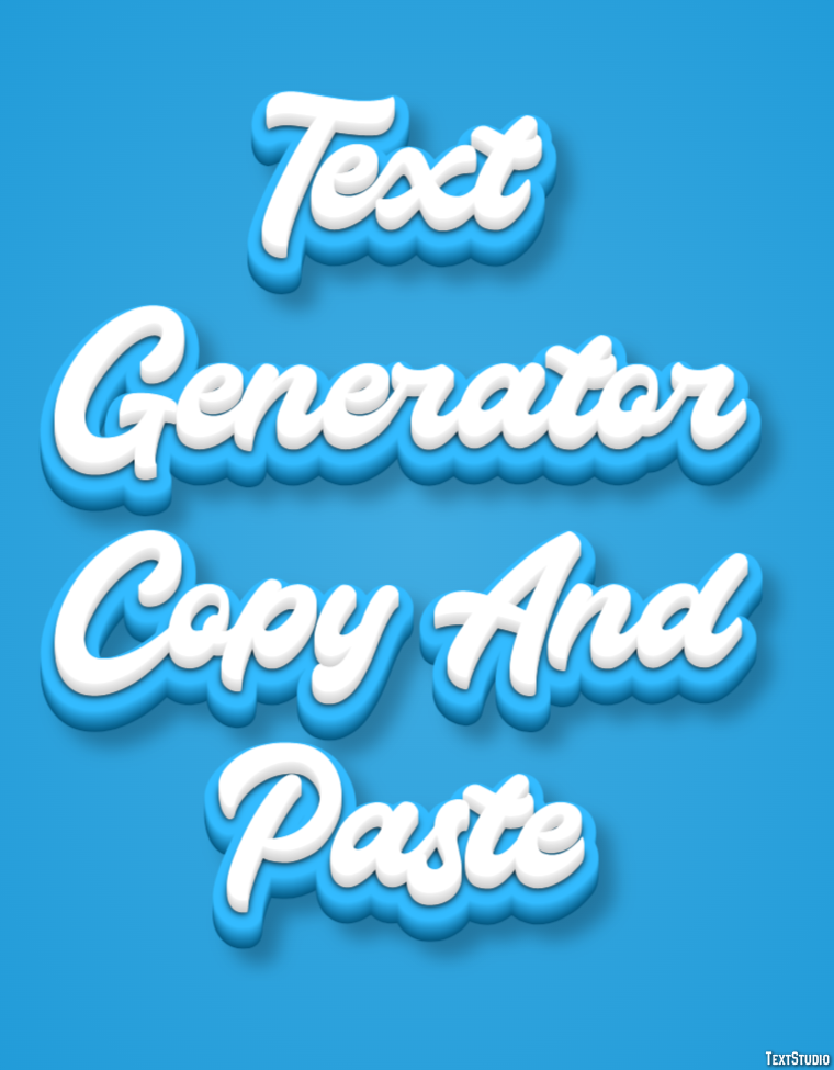 Text Generator Copy And Paste Effetto testo