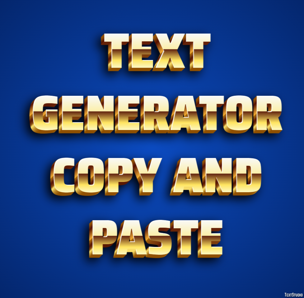 Text Generator Copy And Paste Tekst Effect